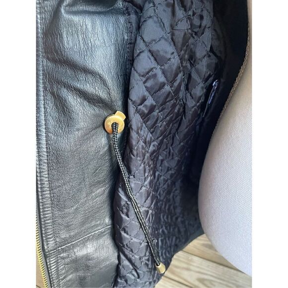 Women’s Genuine Leather Black Soft Jacket Coat Winlit New York Size P/P - Picture 9 of 14